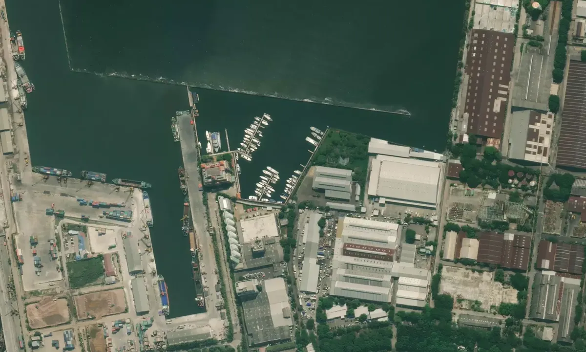 Satelite image of Batavia 1