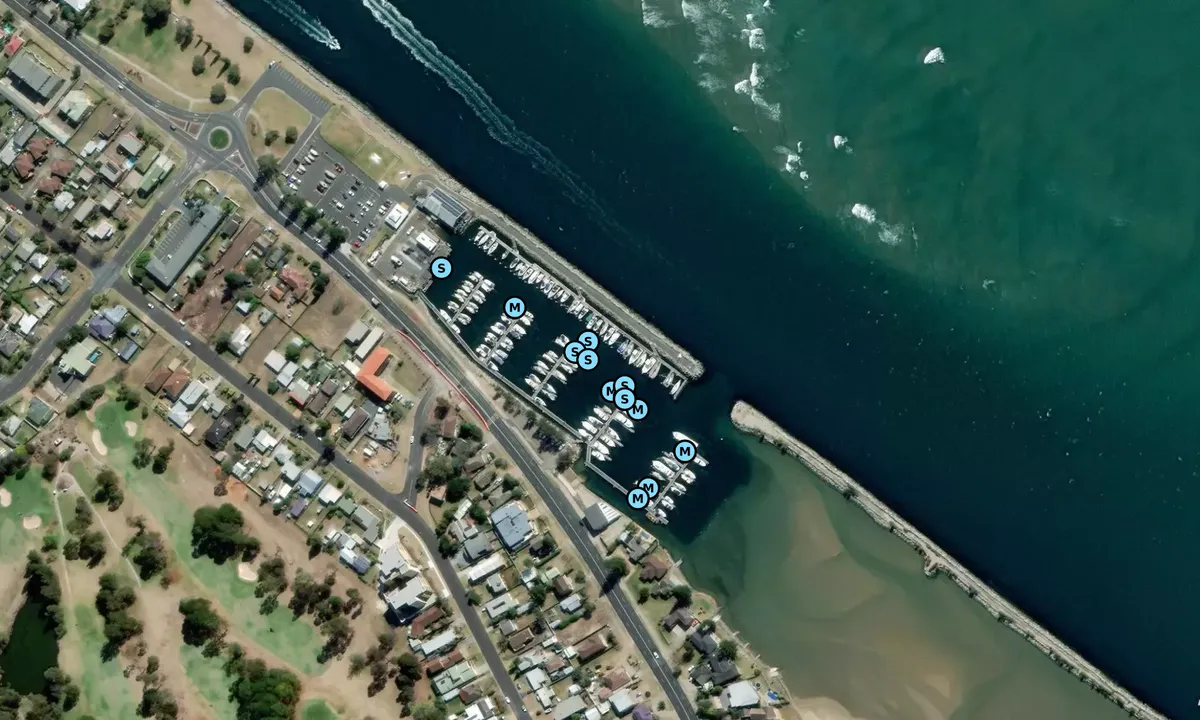 Satelite image of Batemans Bay Marina - Eurobodalla Shire