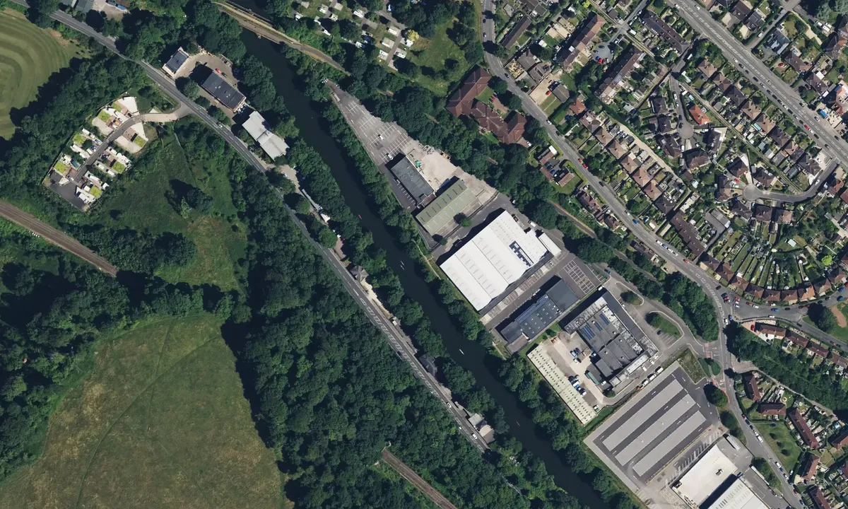 Satelite image of Bath Marina and Caravan Park