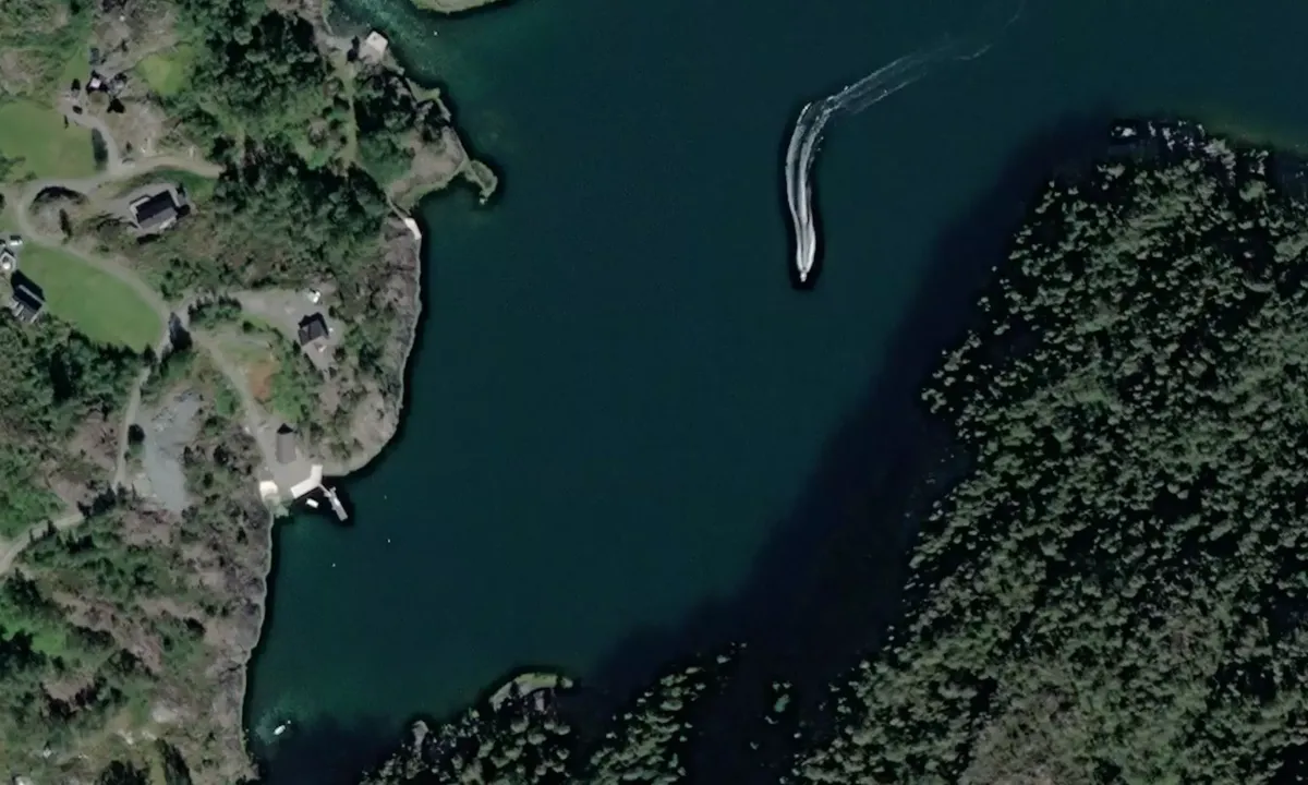 Satelite image of Båtvika