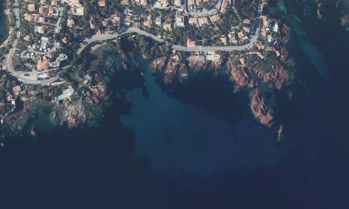 Satelite image of Baumette Bay