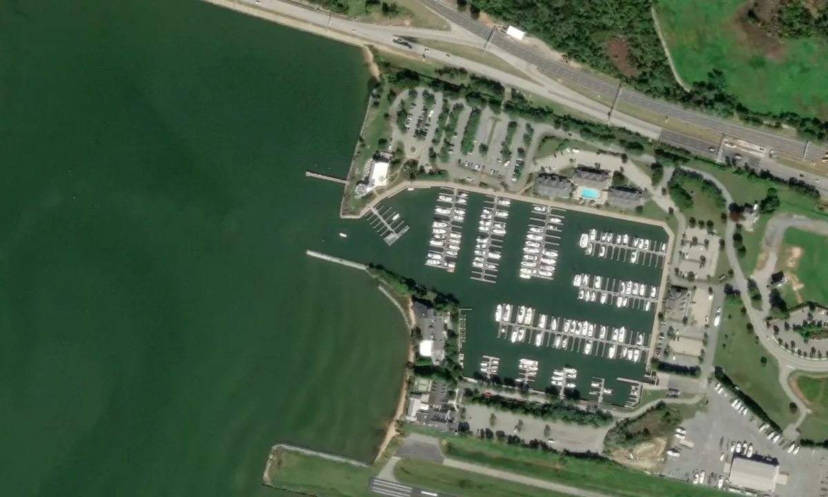 Flyfoto av Bay Bridge Marina - Stevensville