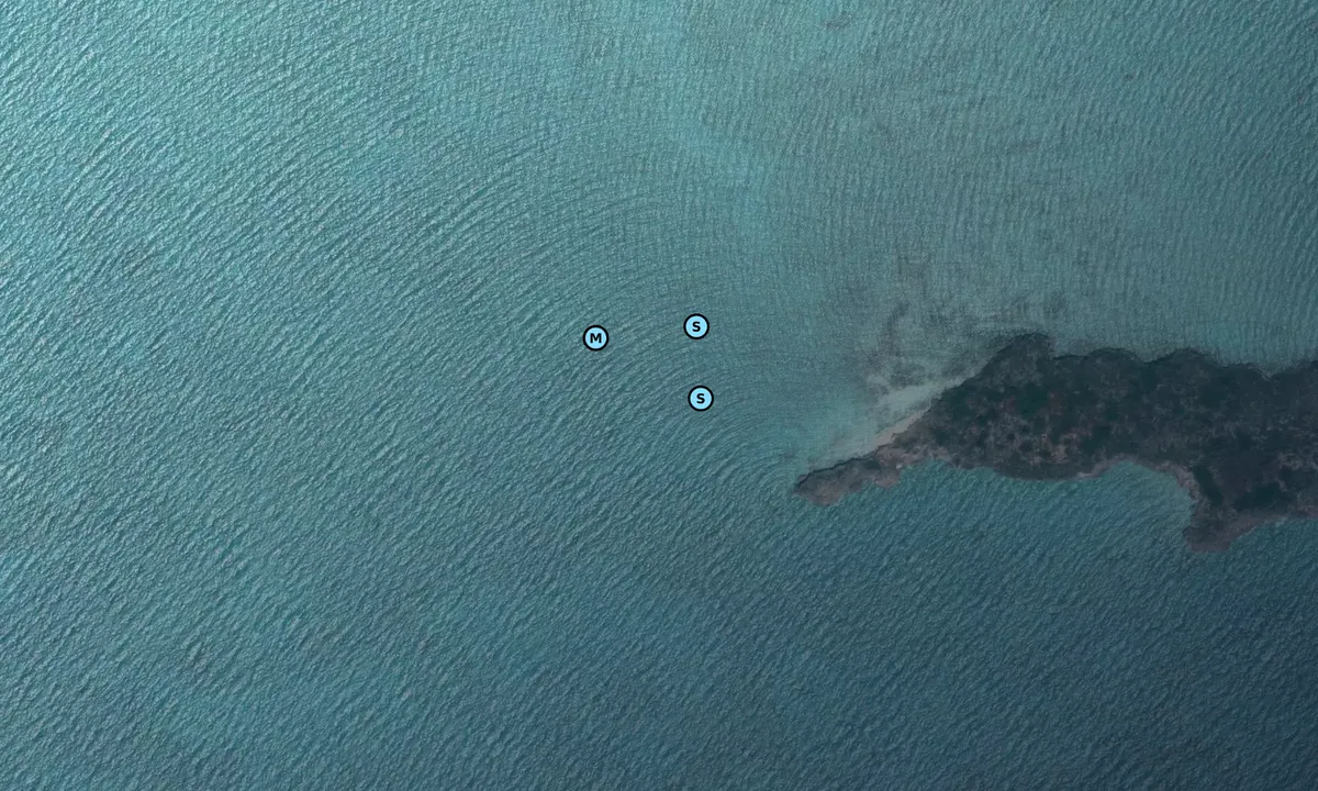 Satelite image of Bay Cay West
