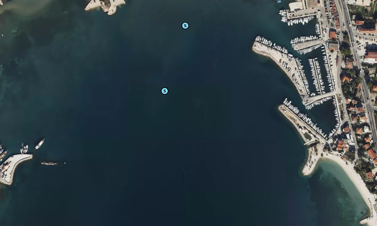 Satelite image of Bay north of Podestra