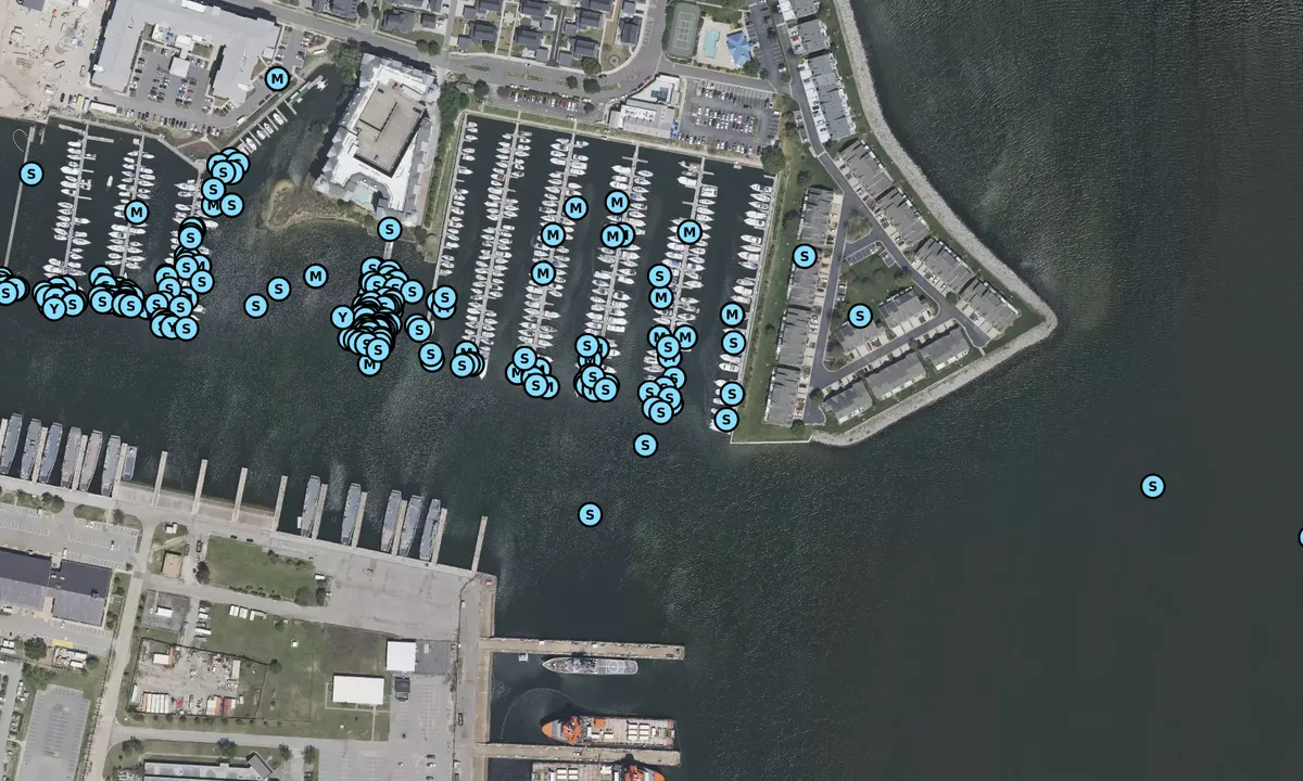 Satelite image of Bay Point Marina - Norfolk
