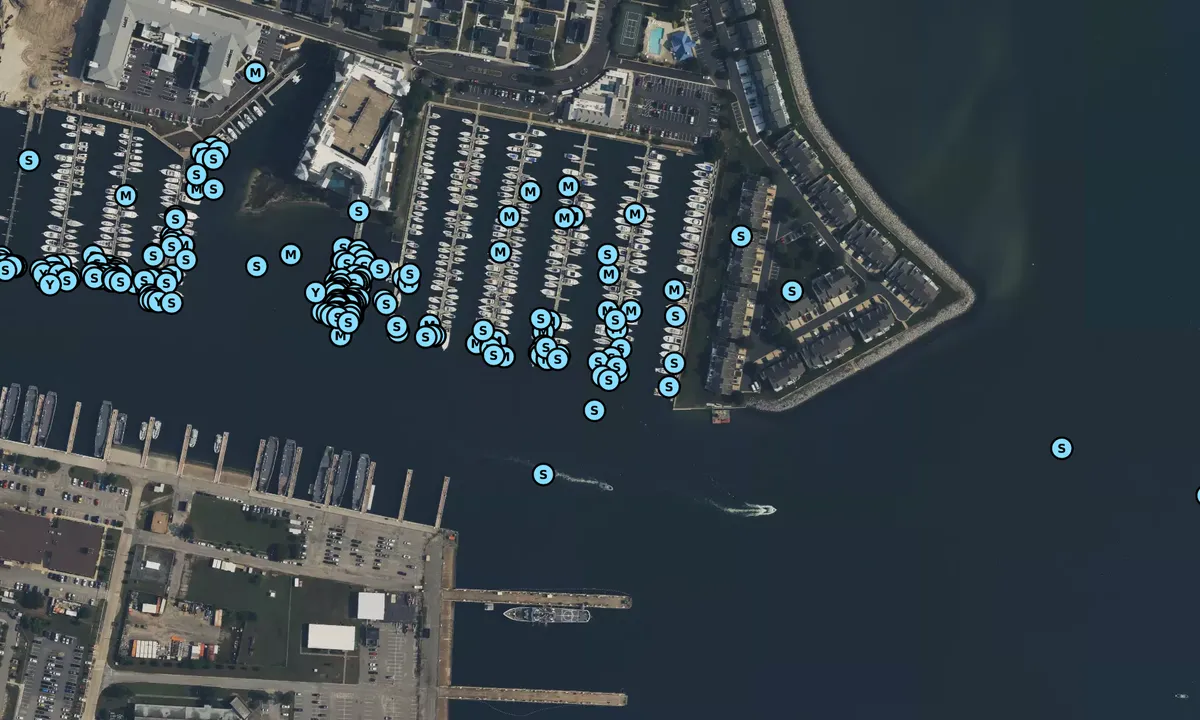 Satelite image of Bay Point Marina - Norfolk