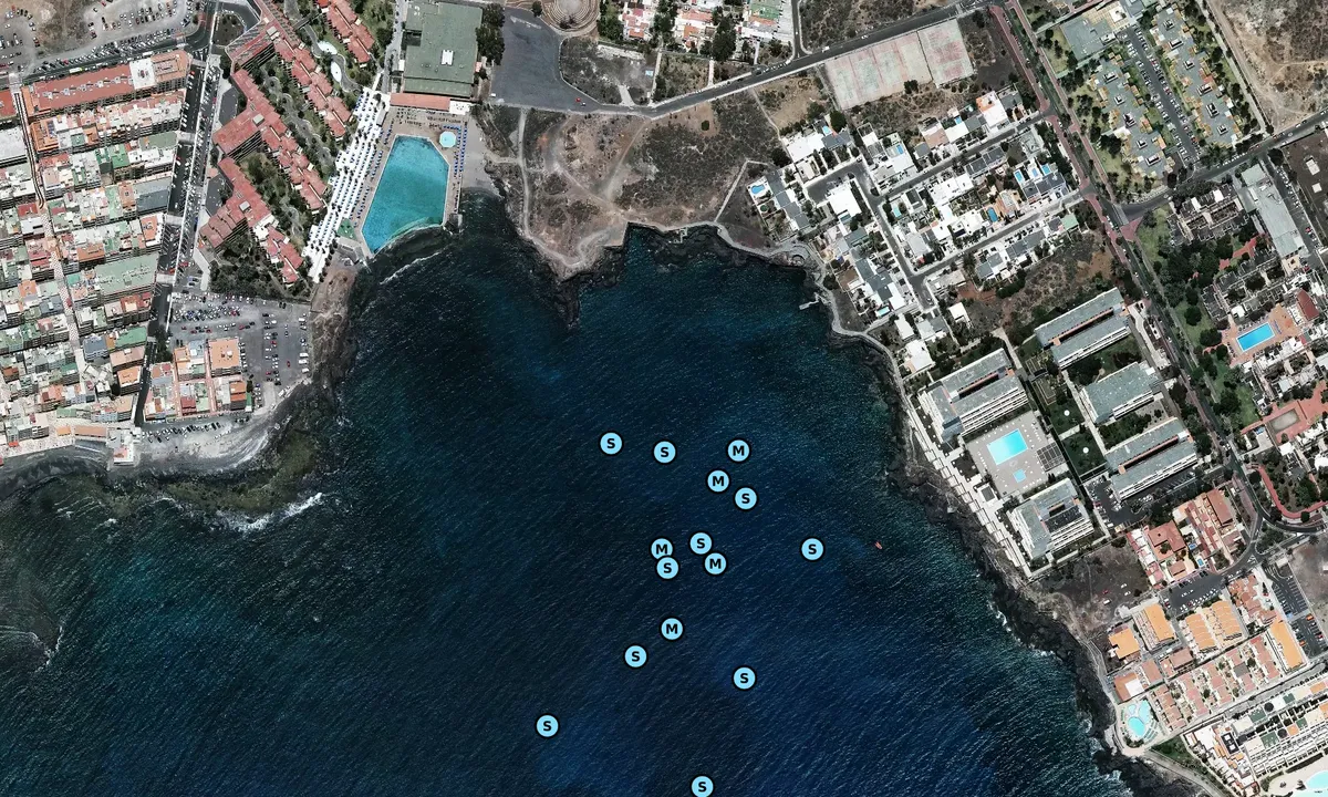 Satelite image of Baya de la Ballena
