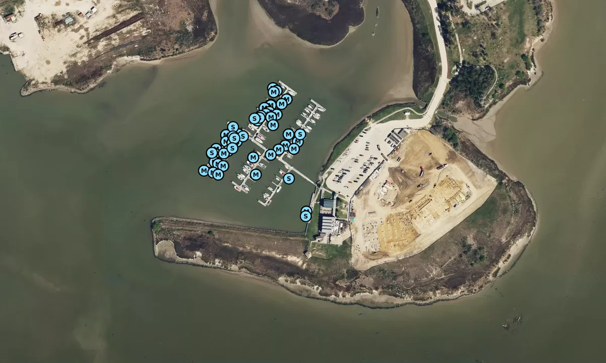 Satelite image of Bayland Marina - Baytown