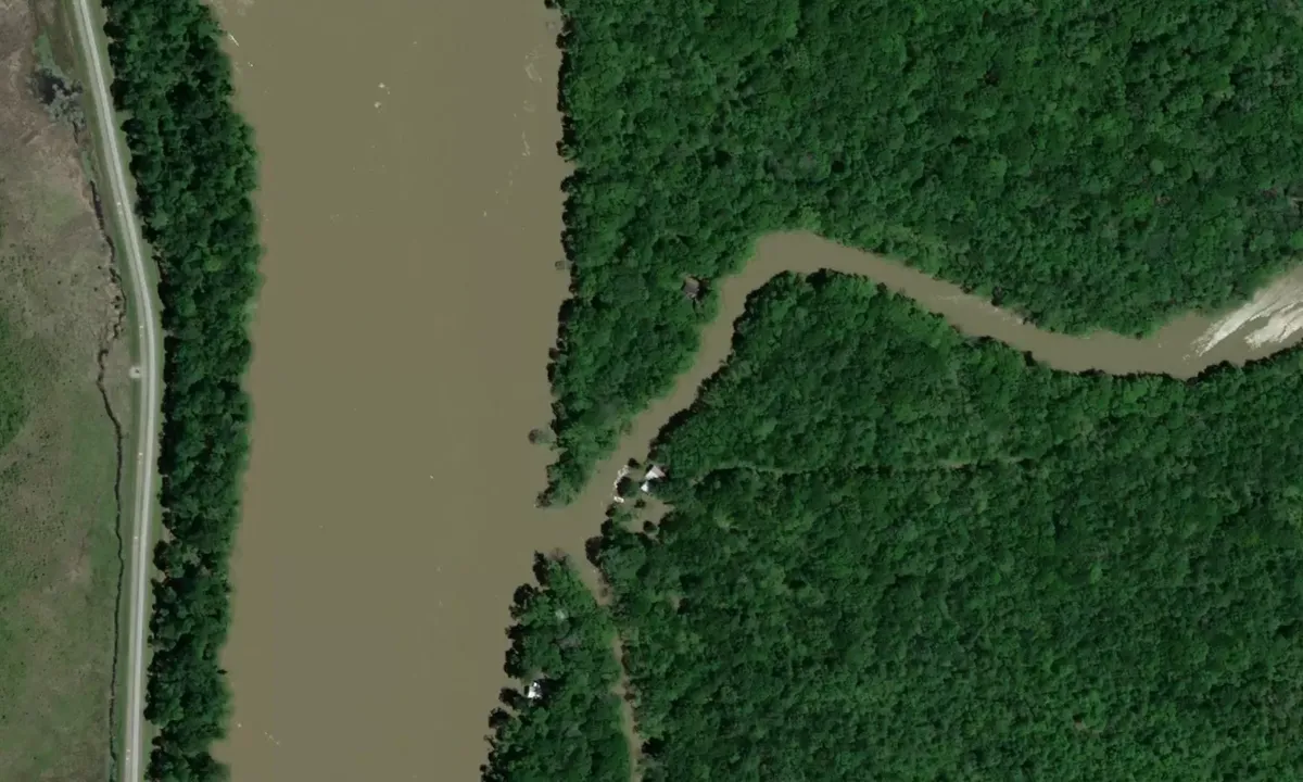 Satelite image of Bayou Matche