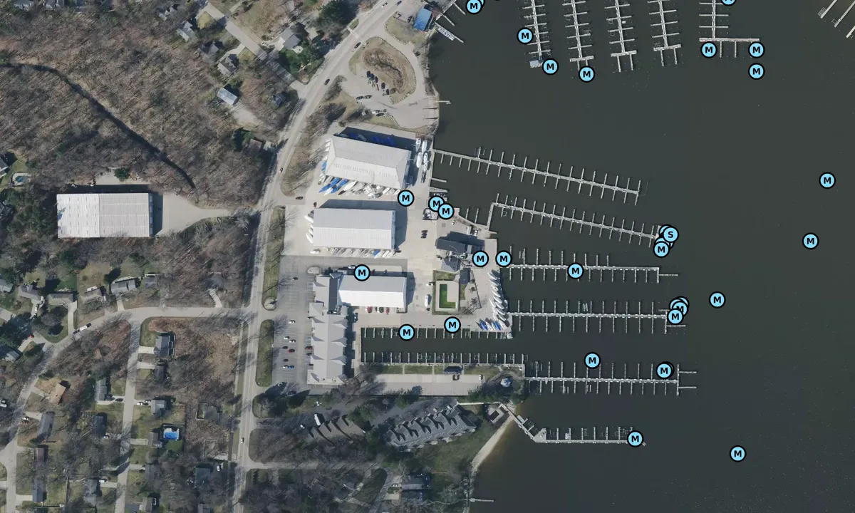 Satelite image of Bayshore Yacht Club