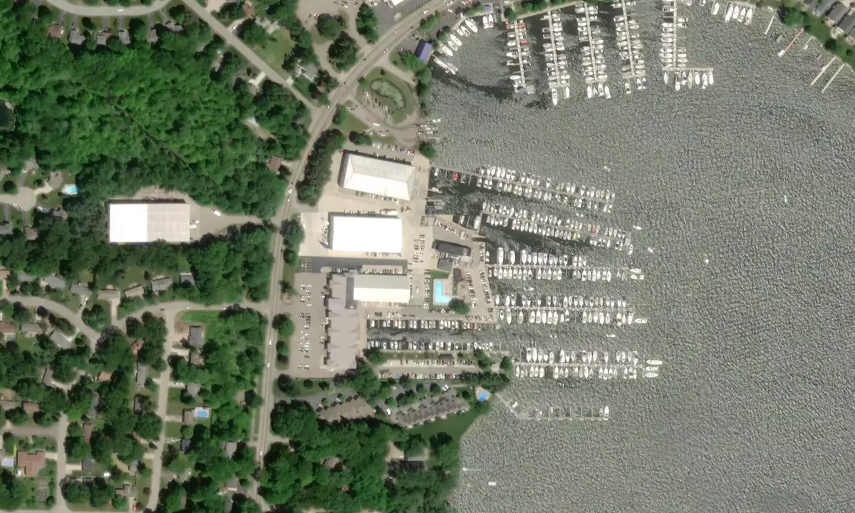 Flyfoto av Bayshore Yacht Club
