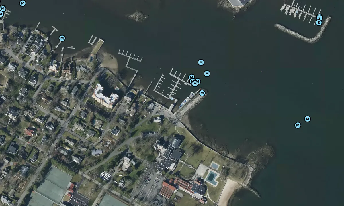 Satelite image of Beach Point Club