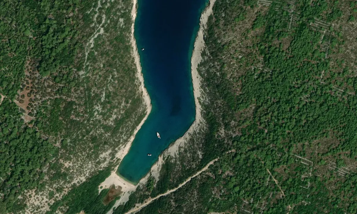 Satelite image of Beach Pučišća