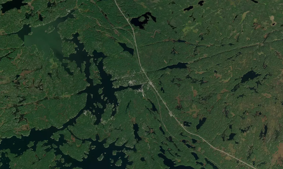 Flyfoto av Beacon Marine - Pointe au Baril