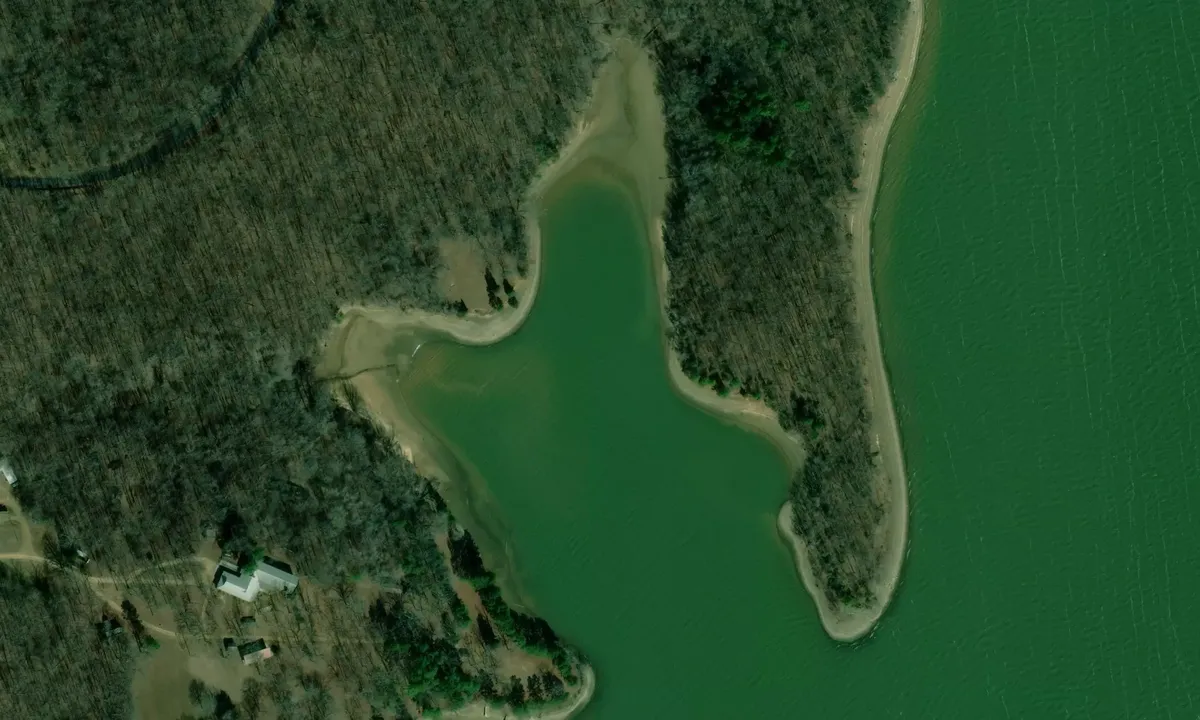 Satelite image of Bear Creek Cove 2