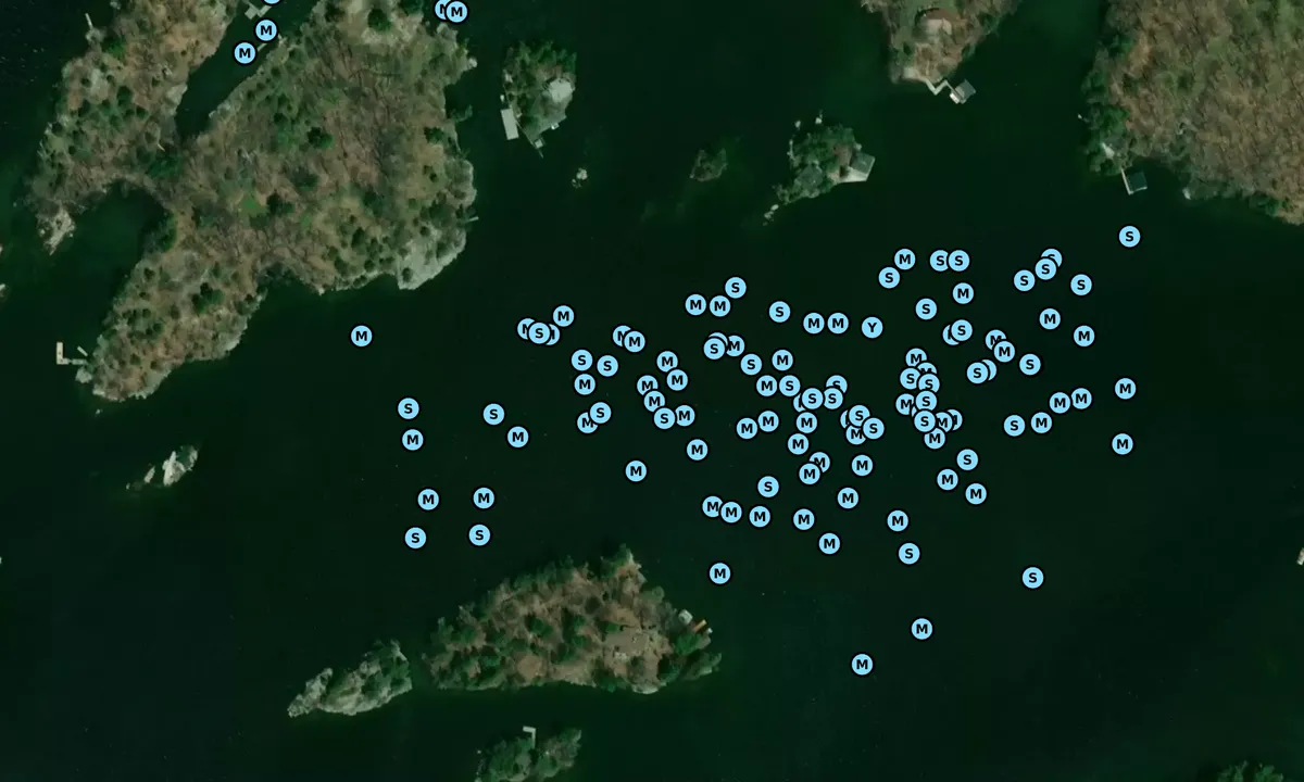 Satelite image of Beaurivage Island - SE