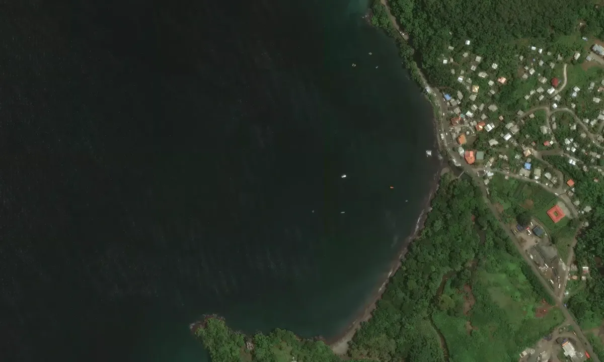 Satelite image of Beausejour Bay