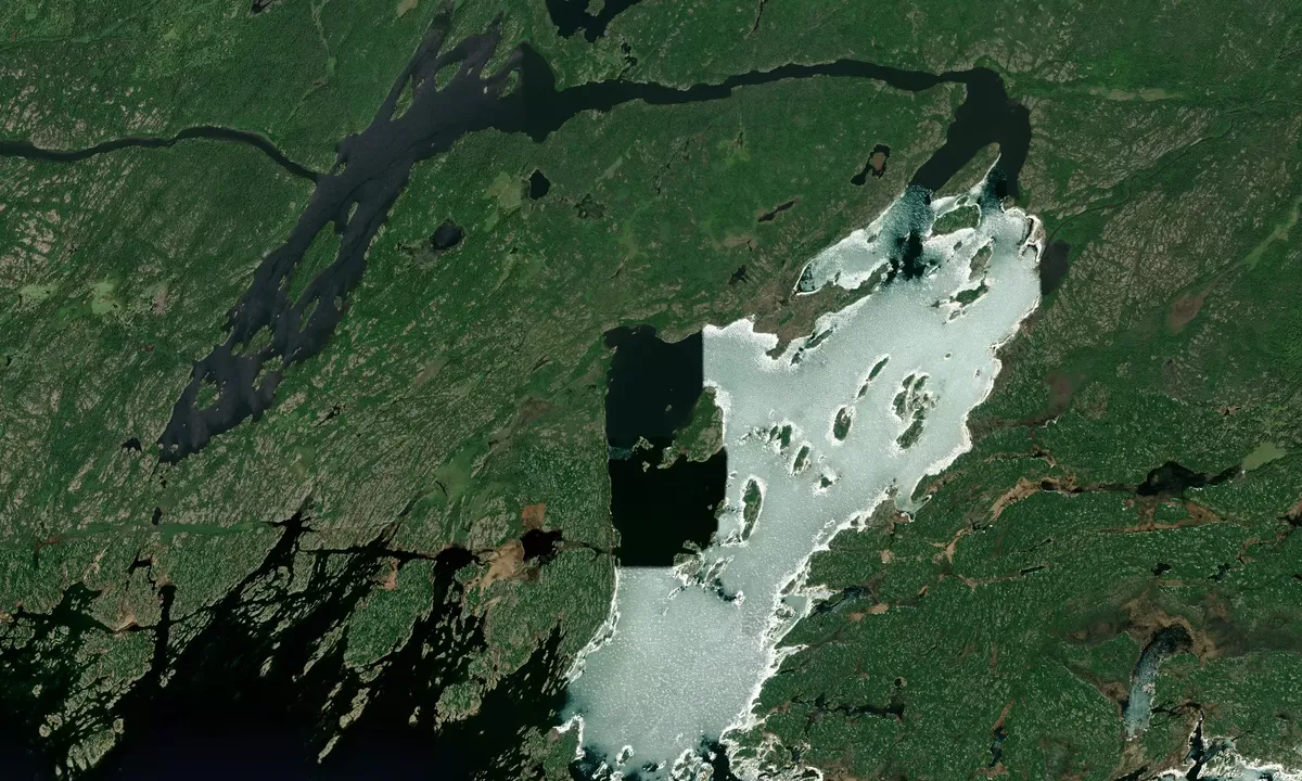 Flyfoto av Beaverstone Bay