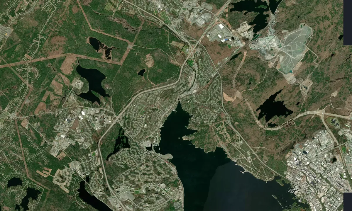 Flyfoto av Bedford Basin Yacht Club Marina