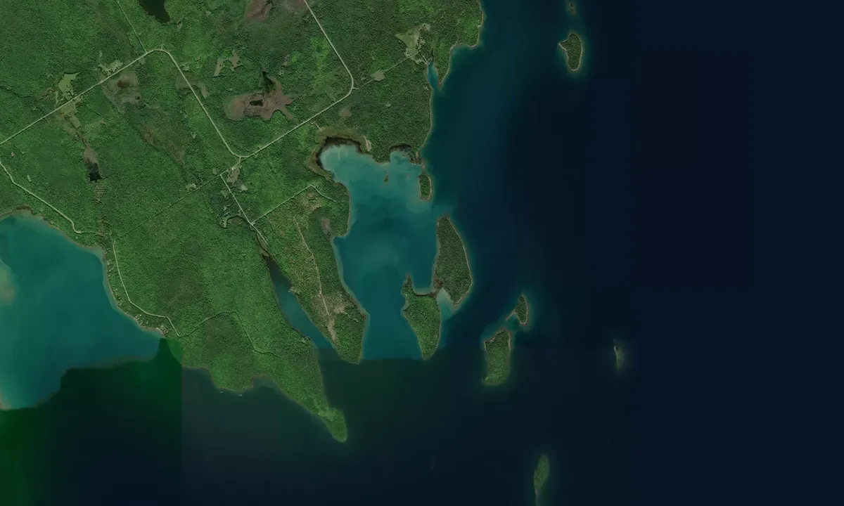 Flyfoto av Beef Island