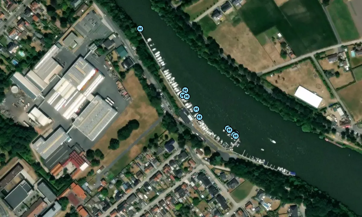 Satelite image of Beernemse Watersportvereniging Vzw