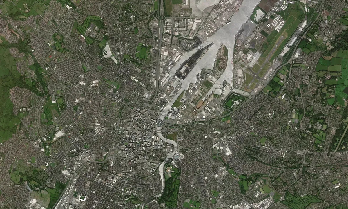 Flyfoto av Belfast Harbour Marina - Northern Ireland