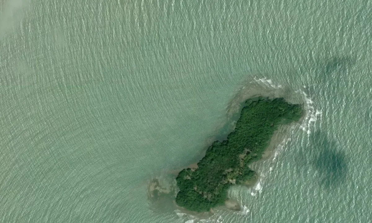 Satelite image of Belize