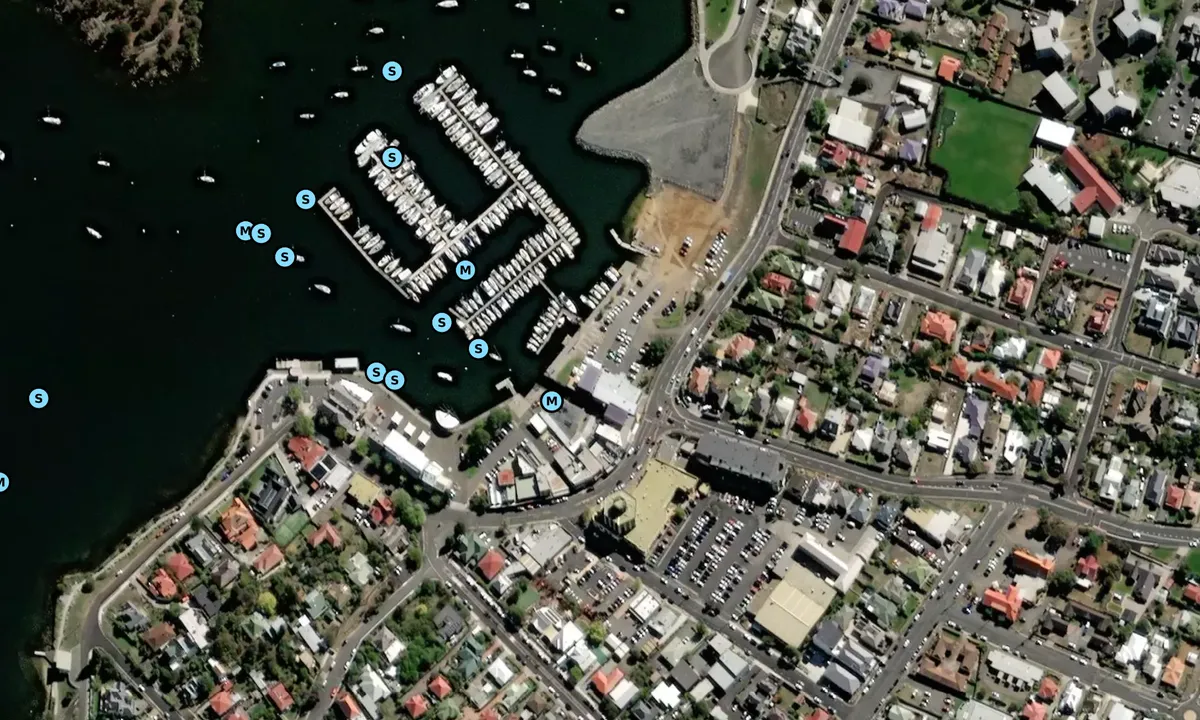 Satelite image of Bellerive Yacht Club