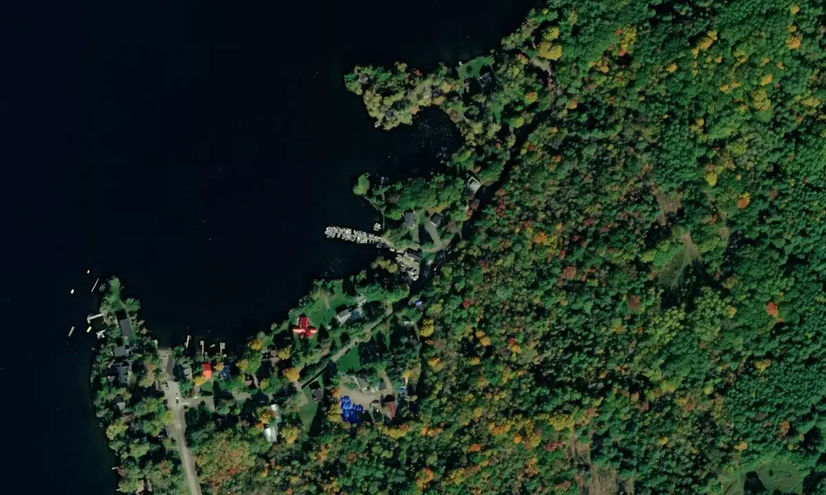 Satelite image of Belmont Lake Marina