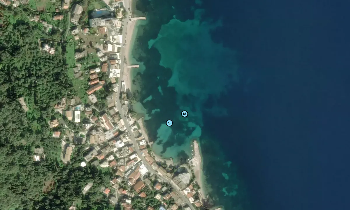 Satelite image of Benitses - Benitses, Corfu