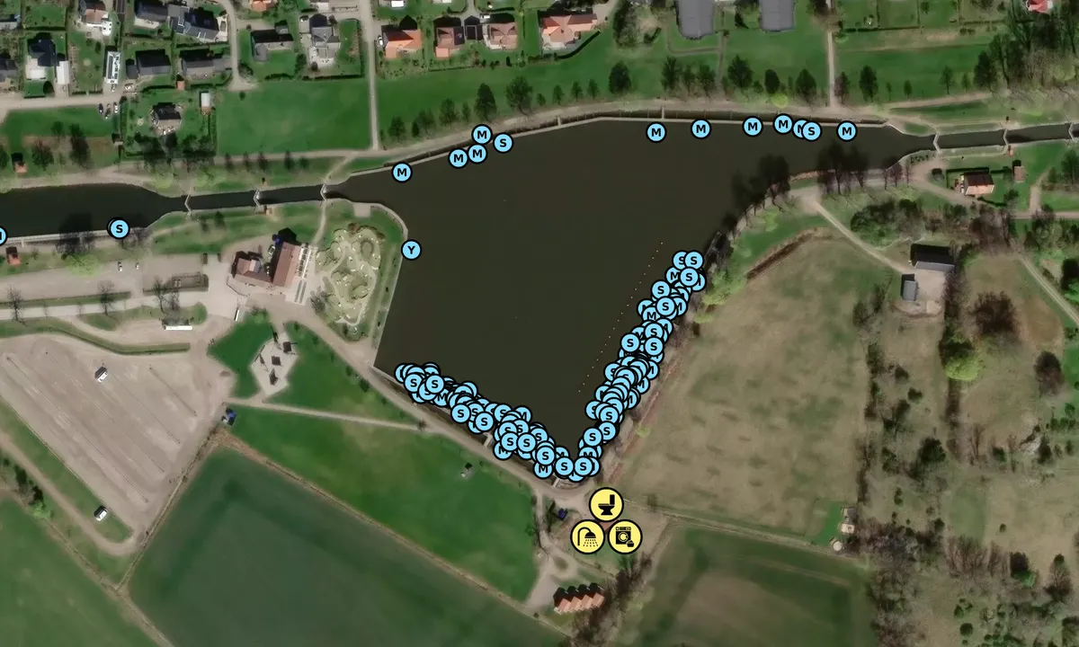 Satelite image of Berg - Övre hamnen
