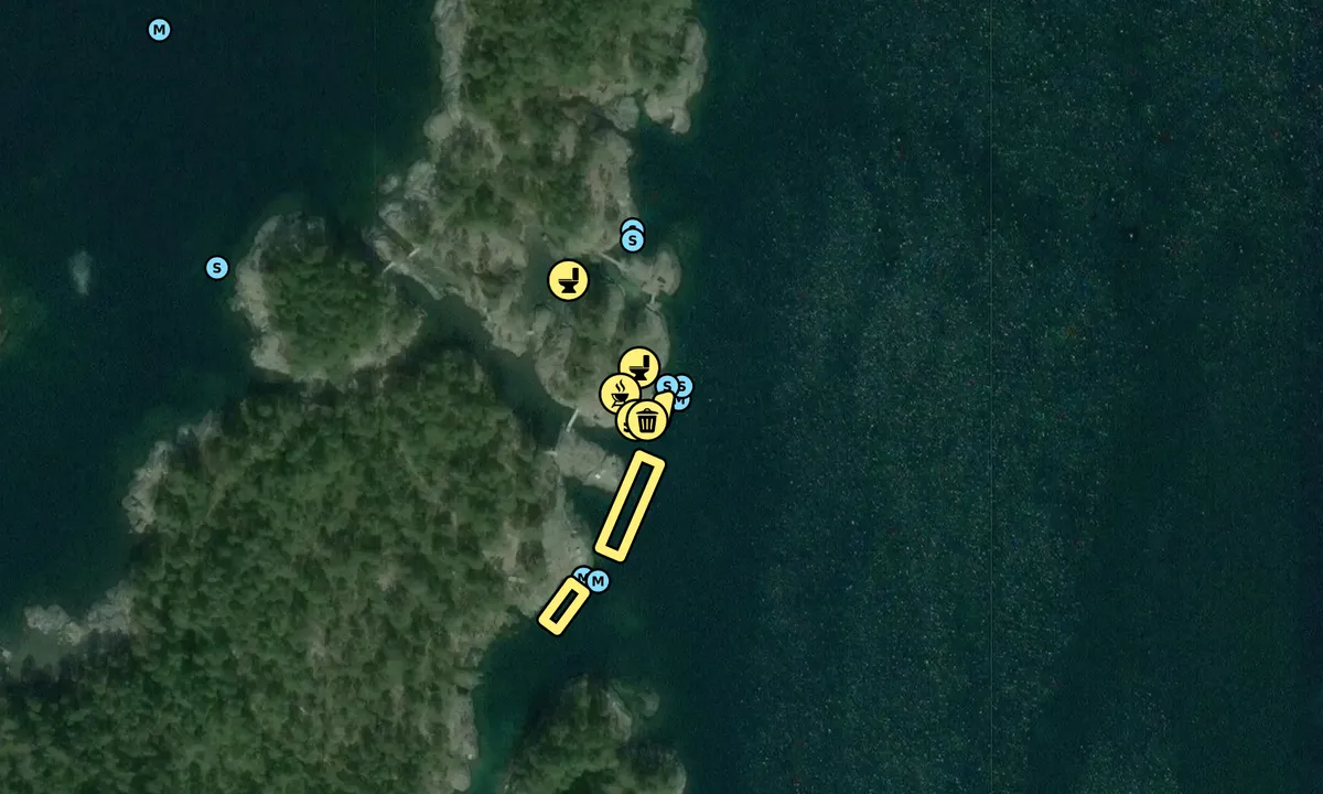 Satelite image of Bergaholmen - Økstrafjorden