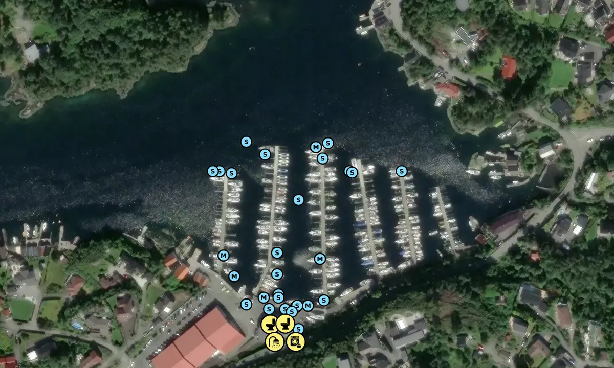 Satelite image of Bergens Seilforening