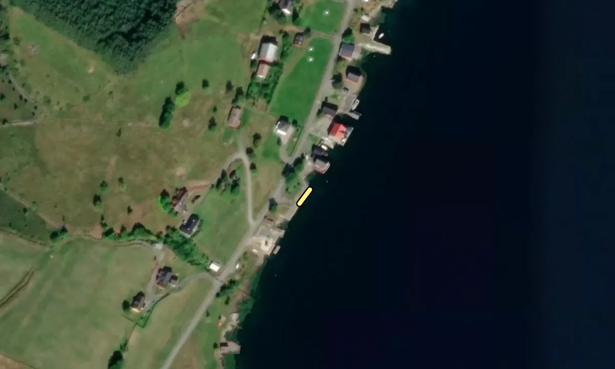 Satelite image of Berle Gjestebrygge