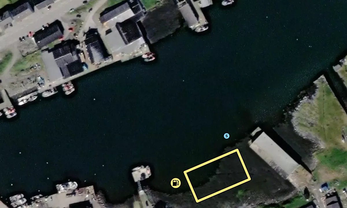 Satelite image of Berlevåg