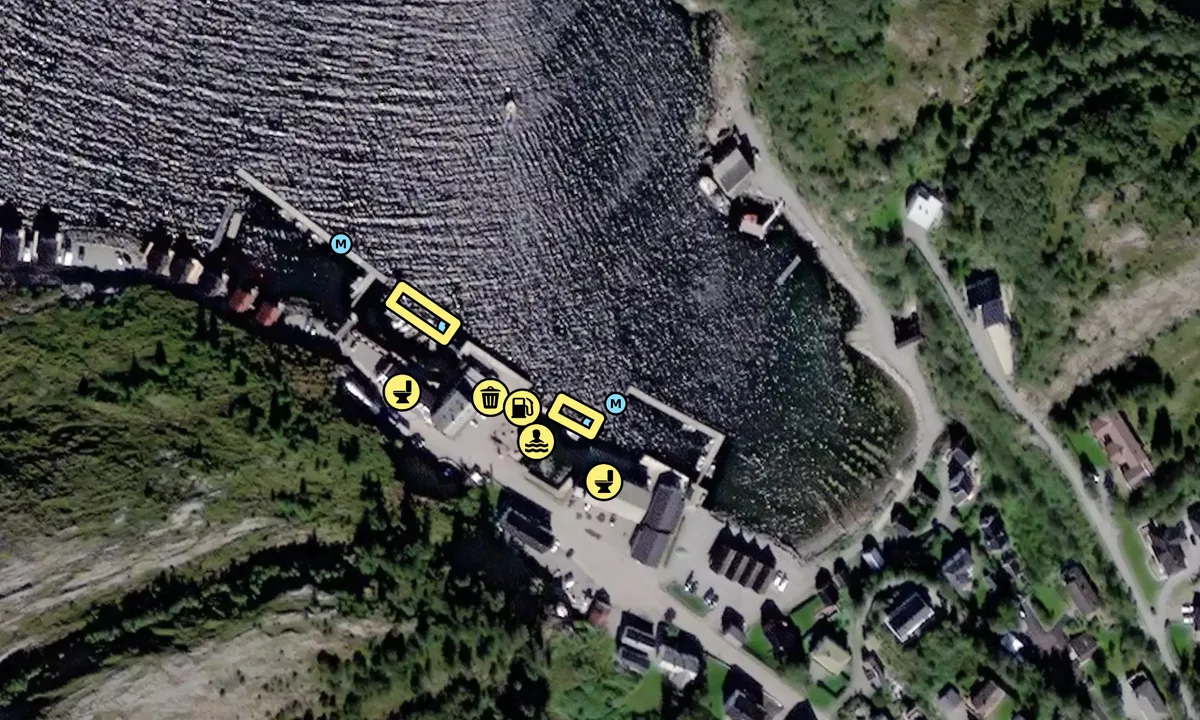 Satelite image of Bessaker sentrum