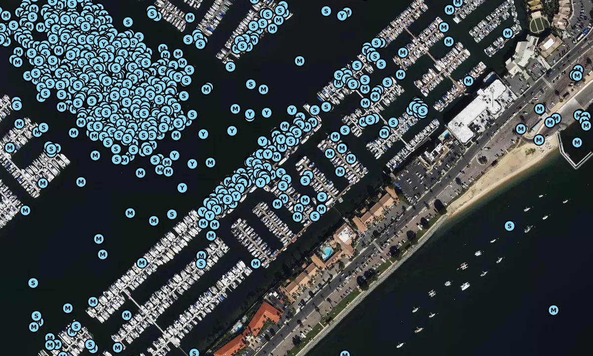 Satelite image of Best Western Island Palms Hotel and Marina