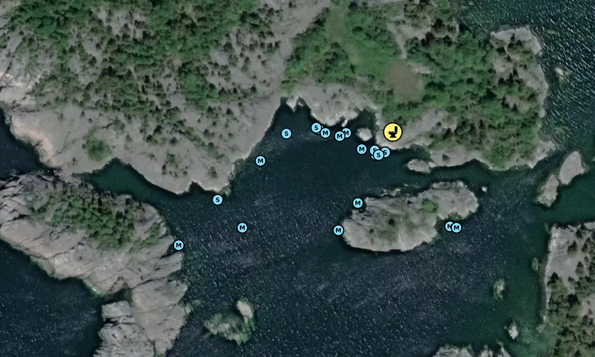 Satelite image of Betshålet - Sadelöga