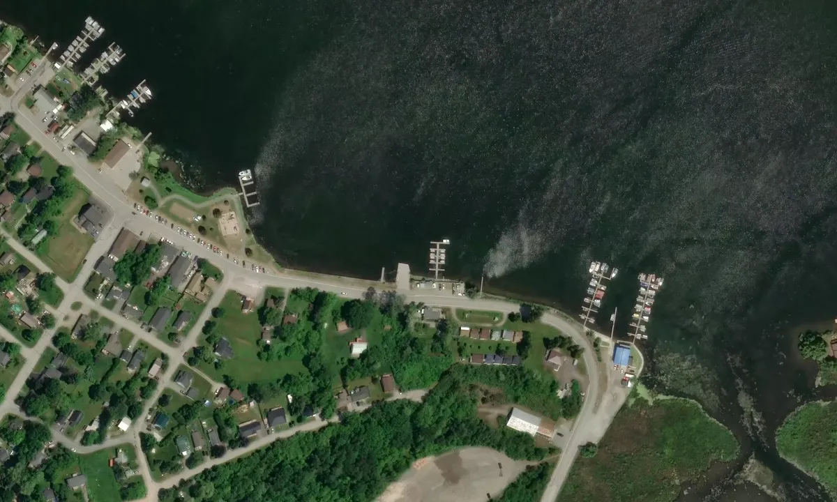 Satelite image of Bewdley Town Dock