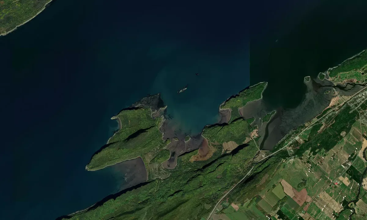 Flyfoto av Bic - Anse à l'Orignal