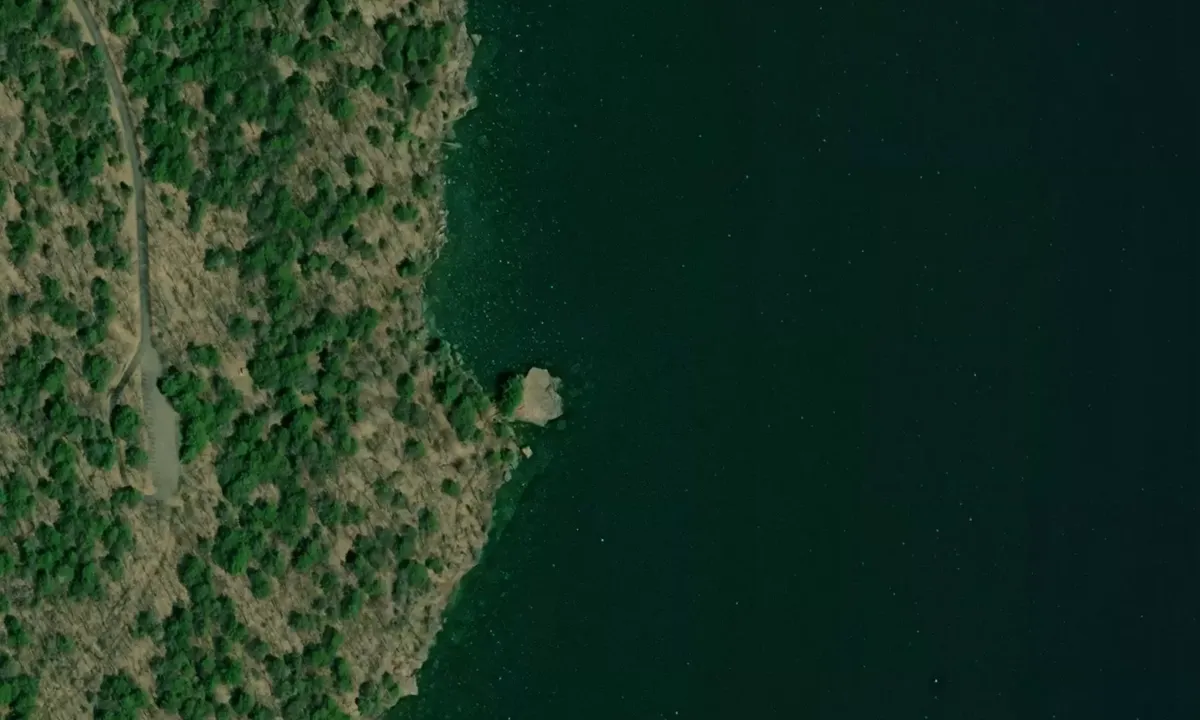 Satelite image of Big Bay Cliffs