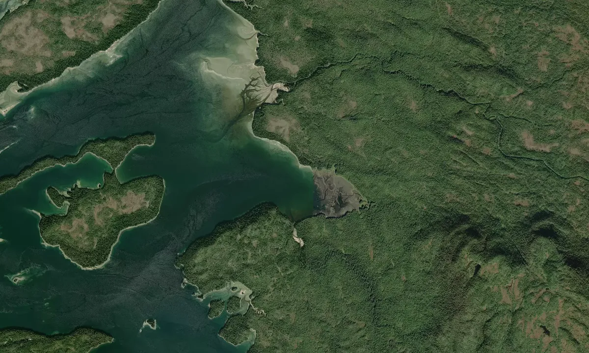 Flyfoto av Big John Bay