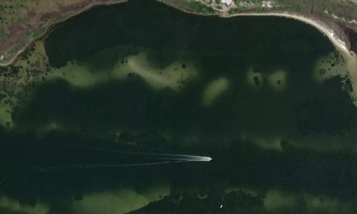 Satelite image of Big Lagoon State Recreation Area