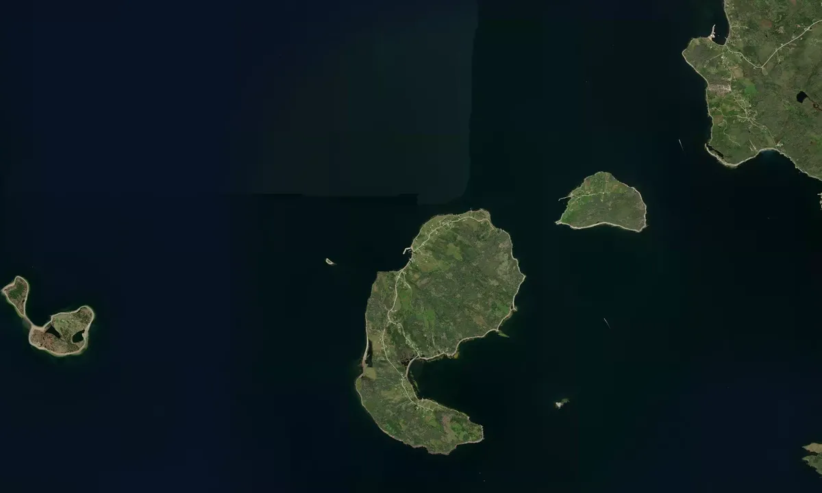 Flyfoto av Big Tancook Island