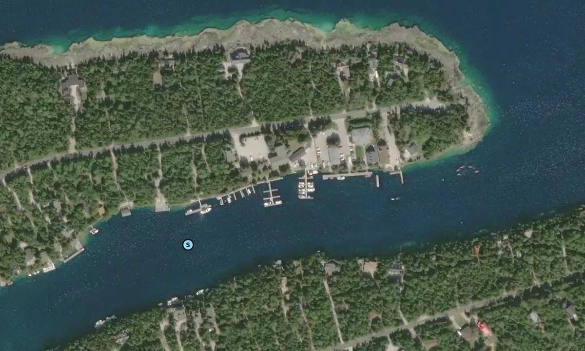 Satelite image of Big Tub Harbour Resort