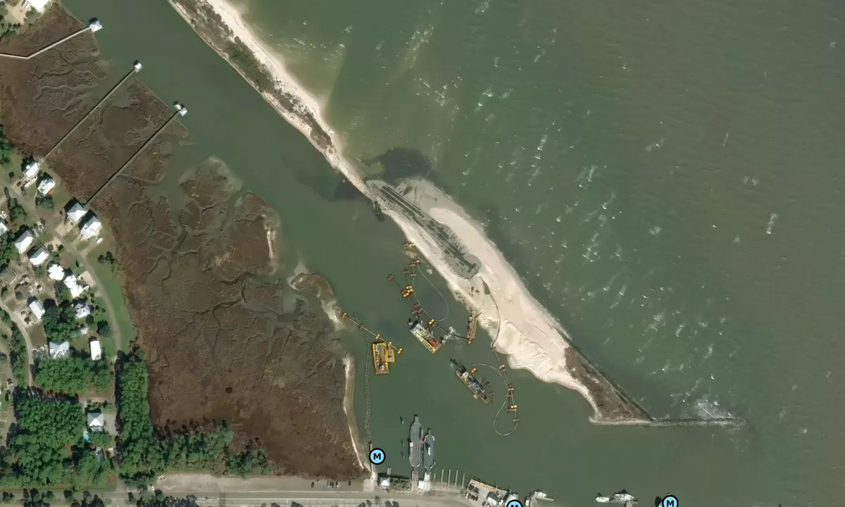 Satelite image of Billy Goat Hole