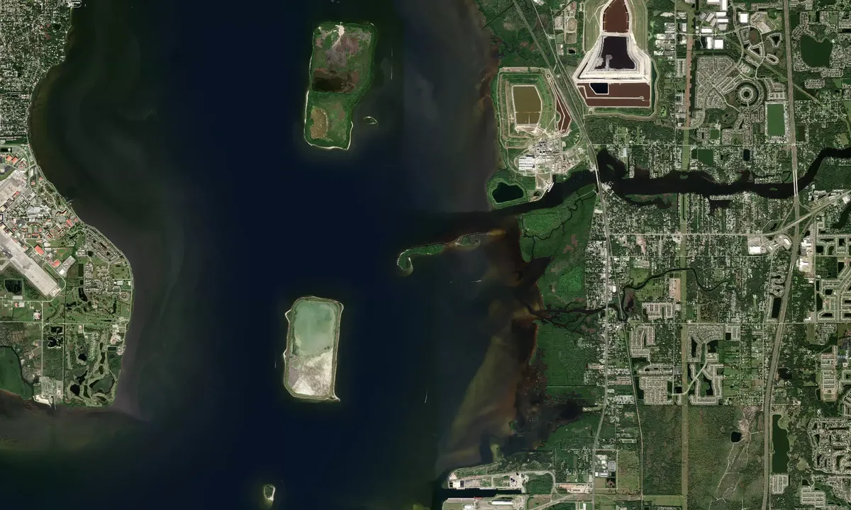 Flyfoto av Bird Island - Gibsonton