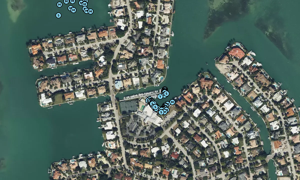 Satelite image of Bird Key Yacht Club - Sarasota