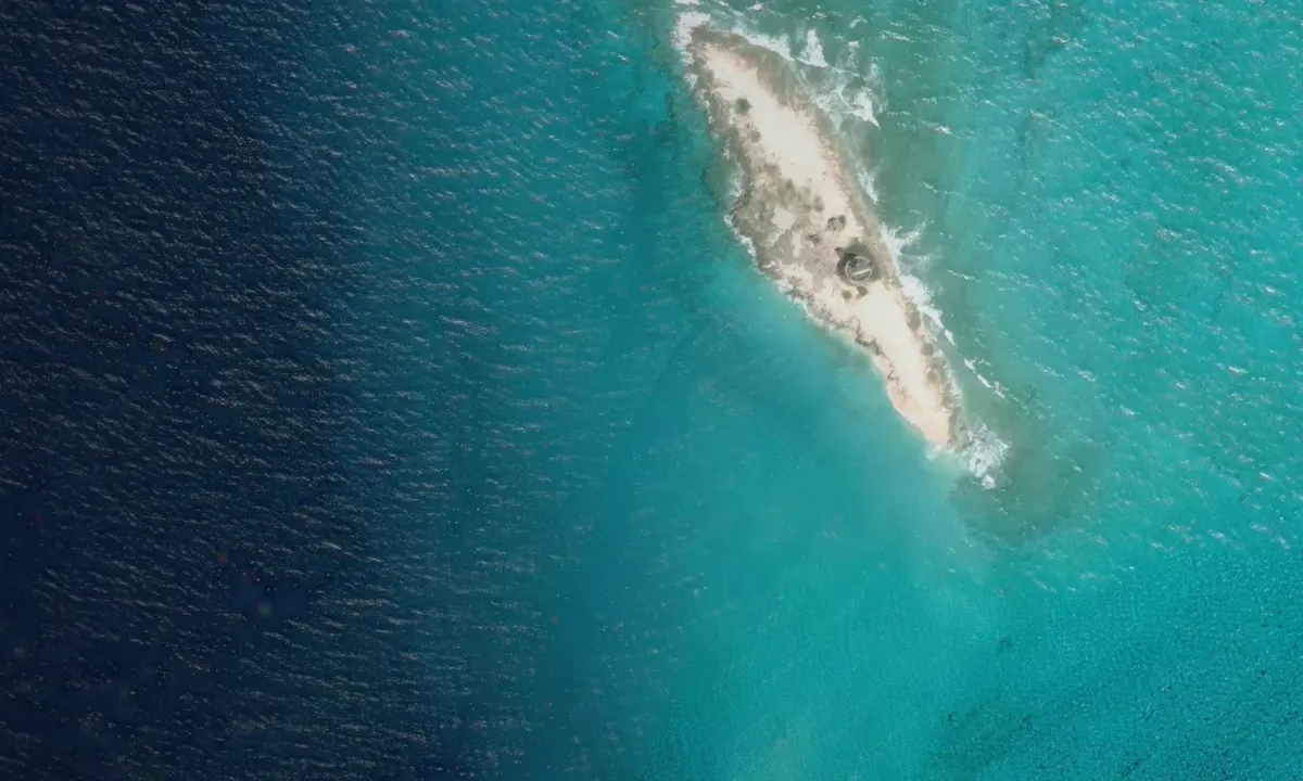 Satelite image of Bird Rock lighthouse