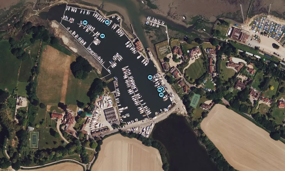 Satelite image of Birdham Pool Marina - Chichester